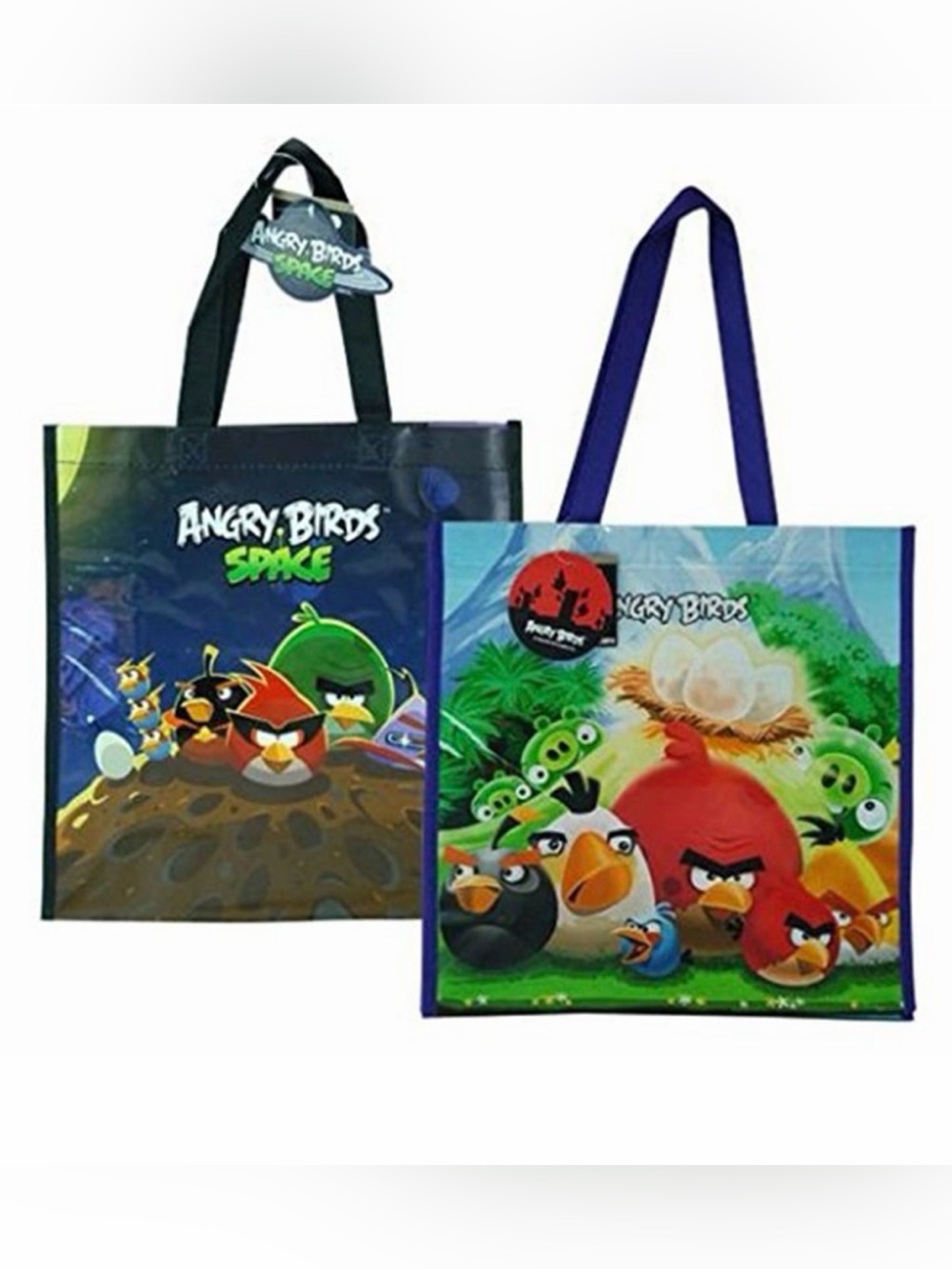 Angry Birds Reusable 2pc Tote Bags - Multi-Color
